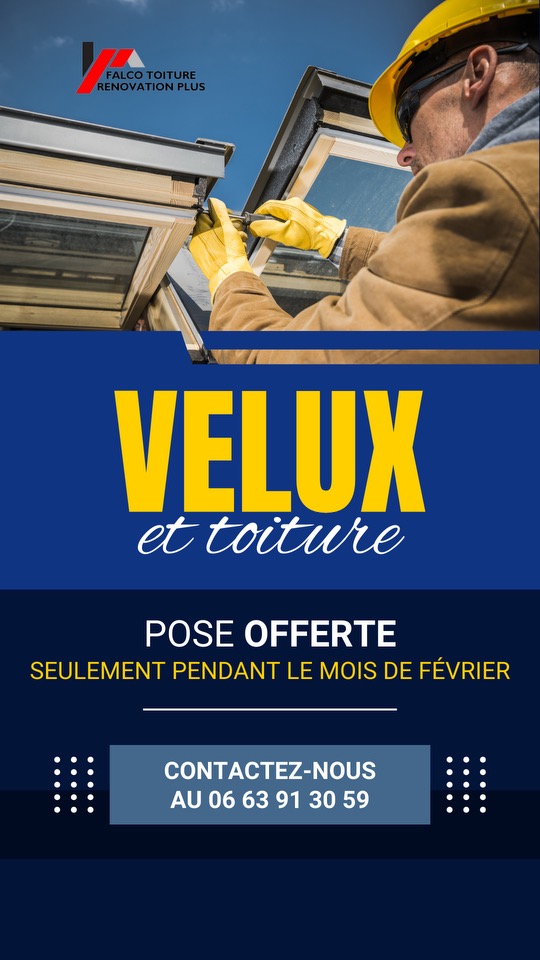 Pose de vélux à Mougins